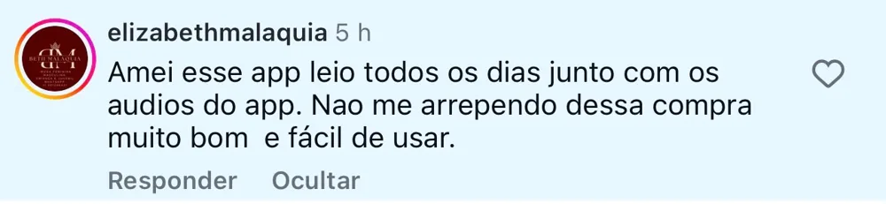 elizabethmalaquia: leio todos os dias junto com os áudios do app