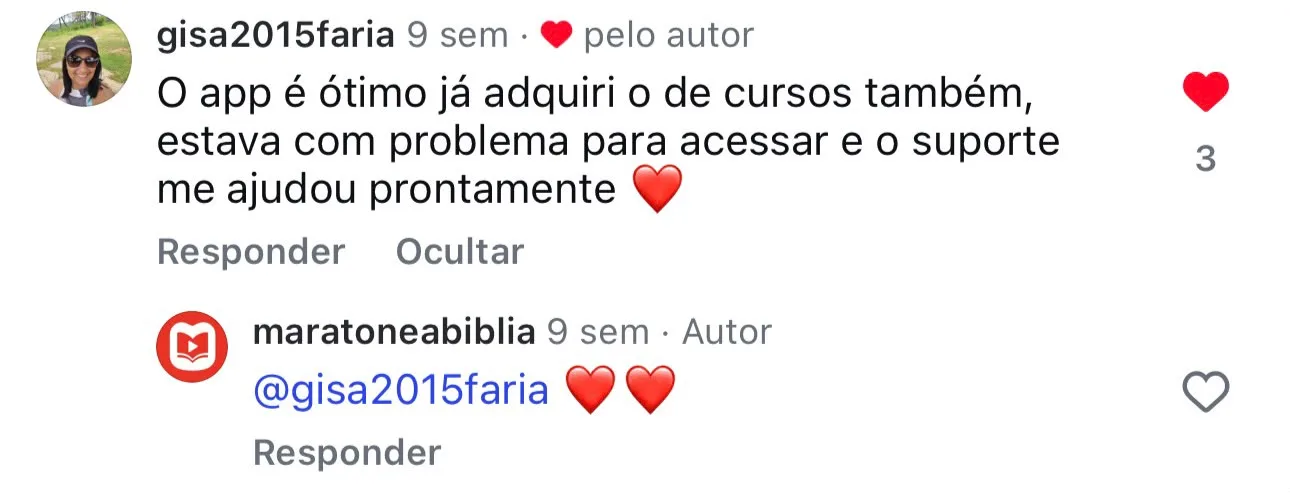 gisa2015faria: o app é ótimo e o suporte me ajudou prontamente