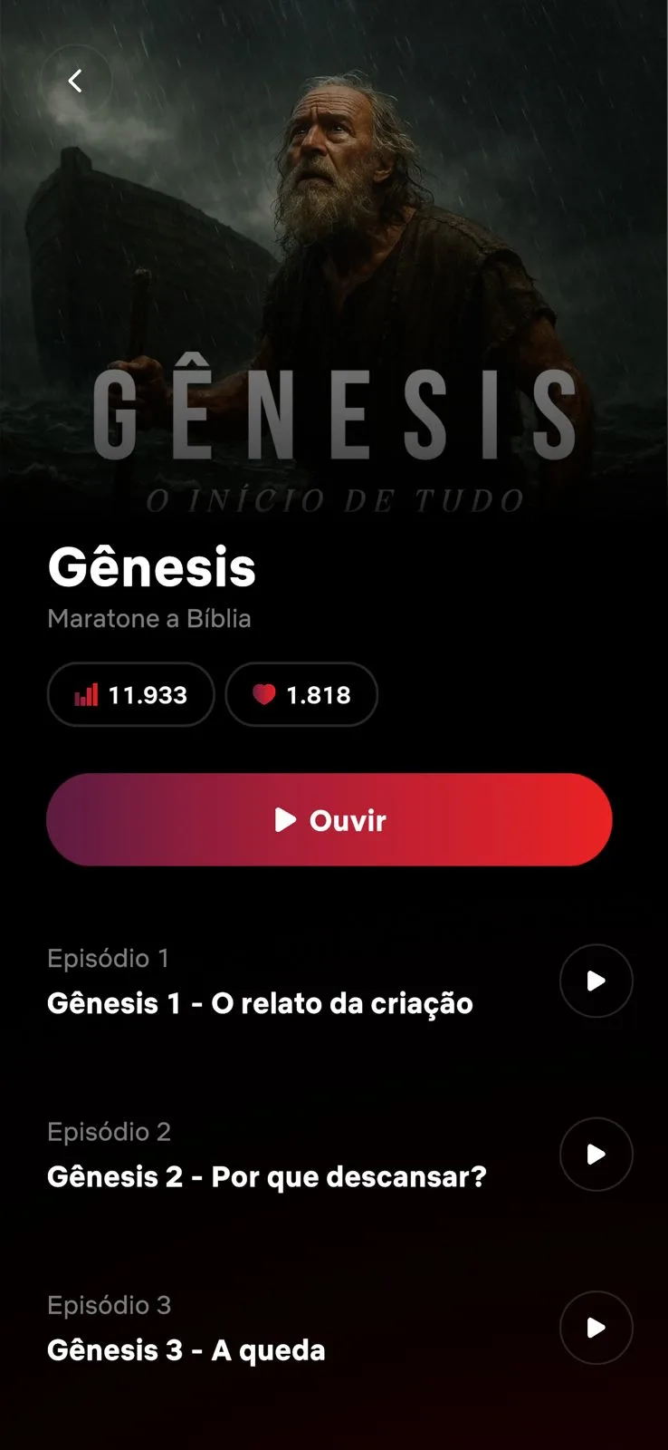 Player de áudio